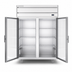 Thumbnail image #3 for Beverage-Air P Series Two-Section Hinged Glass Door Pizza Holding Cabinet, 46.5 Cu. Ft.