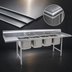 Thumbnail image #3 for Eagle Group 314 Series Coved Corner Four-Compartment Sink with Double 18-Inch Drainboards, 304 Stainless Steel