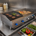 Thumbnail image #3 for Comstock-Castle 60-Inch Countertop Gas Char-Broiler/Griddle Combination with 36-Inch Griddle and 24-Inch Lava Broiler