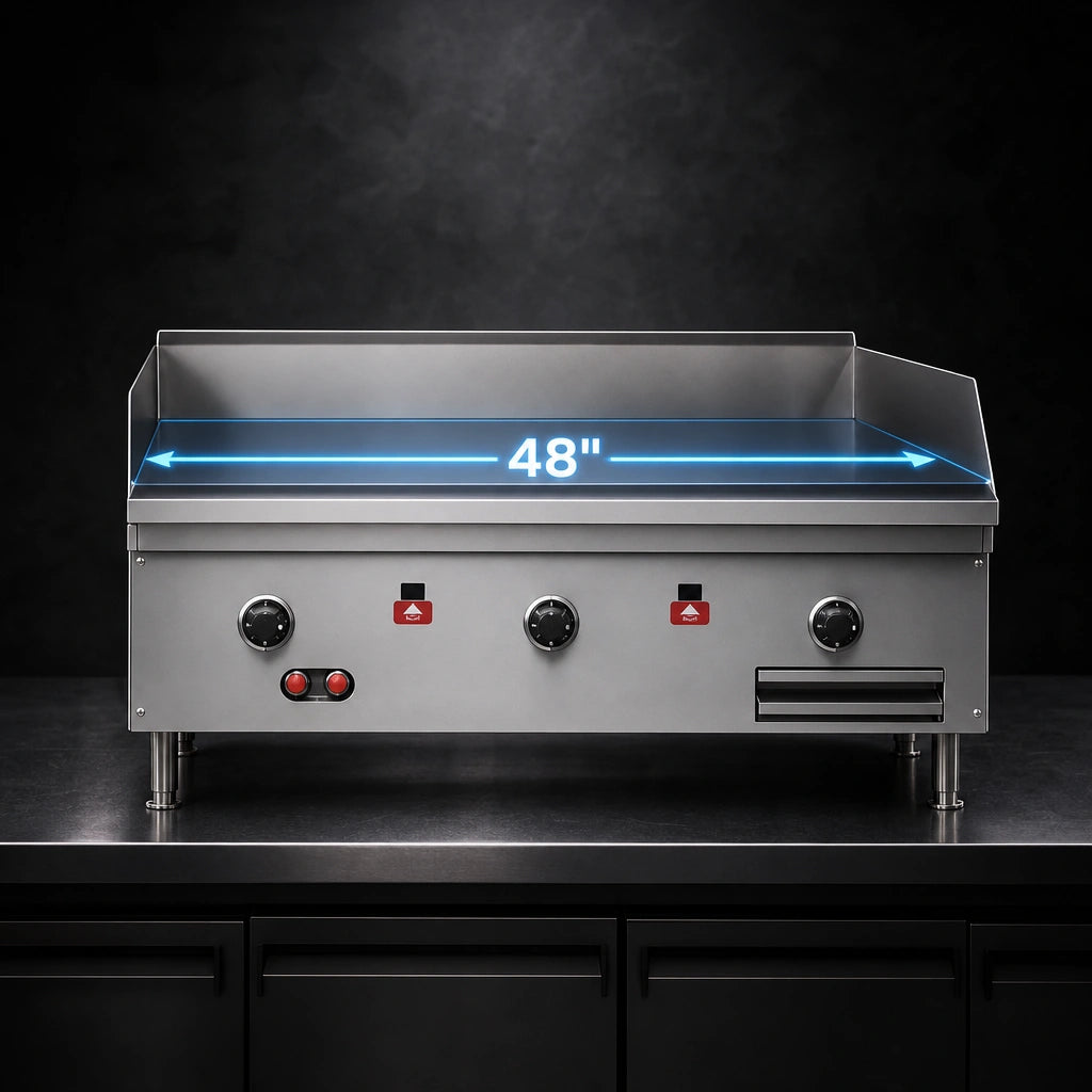 48-Inch Wide Cooking Surface