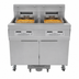 Thumbnail image #3 for 21814EF Dual Open-Pot Electric Fryer Battery with Built-In Filtration, 2 x 60 lb Tanks