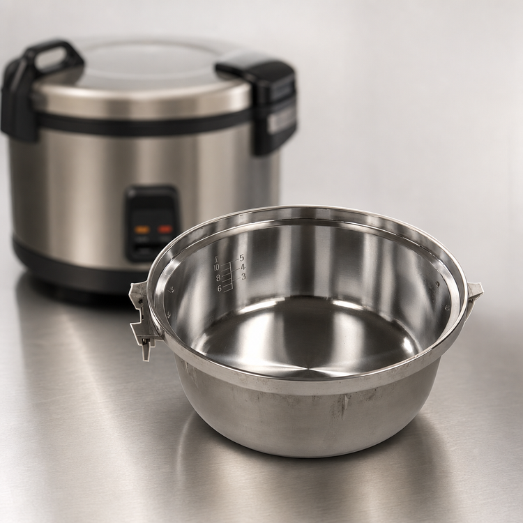 Product image #3 for Town Equipment 55-Cup Cast Aluminum Rice Pot for RM-50 and RM-55 Commercial Rice Cookers