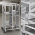 Thumbnail image #3 for Channel Manufacturing 421A3 Double Section Aluminum Cafeteria Tray Rack, 36