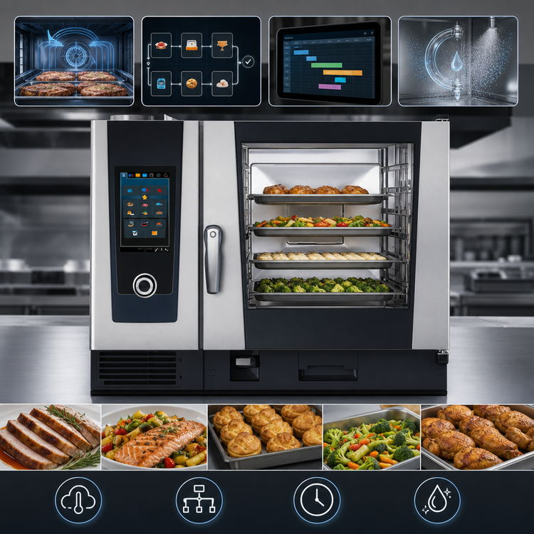 Product image #3 for RATIONAL iCombi Pro 6-Full Size Electric Combi Oven, 480V 3-Phase