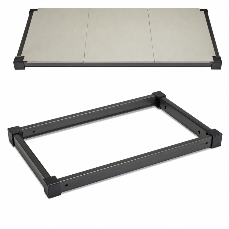 Product image #3 for Cambro Camshelving Elevation Series 18-Inch x 30-Inch Wall-Mounted Solid Shelf Kit, Brushed Graphite