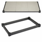 Thumbnail image #3 for Cambro Camshelving® Elevation EWSSK1830S580 Wall-Mounted Solid Shelf Kit, 18 x 30 in, Graphite, 250 lb. Capacity