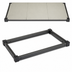 Thumbnail image #3 for Cambro Camshelving Elevation Series 18-Inch x 30-Inch Wall-Mounted Solid Shelf Kit, Brushed Graphite