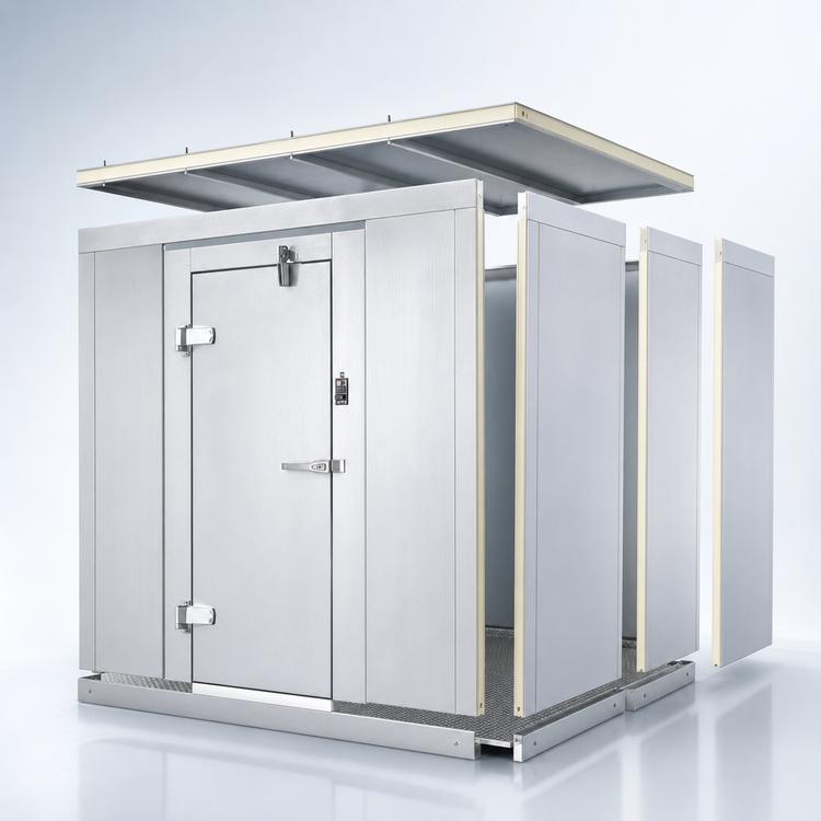 Product image #3 for Outdoor Quick Ship Walk-In Freezer Panel Kit with Aluminum Floor