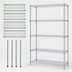Thumbnail image #3 for Quantum Stationary Wire Shelving Starter Kit, 54