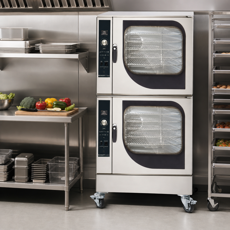 Product image #3 for Blodgett Combi CNVX-14E DBL Double-Stack Electric Convection Oven, Full-Size, 2-Deck