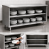 Thumbnail image #3 for Eagle Spec-Master Open Front Plate Cabinet with 14/304 Stainless Steel Top, 144W x 15D