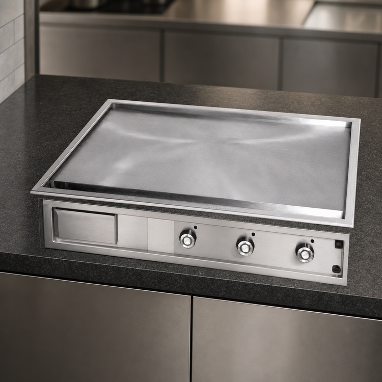 Product image #3 for Lang 48-Inch Drop-In Electric Griddle with 1-Inch Polished Steel Plate