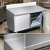 Thumbnail image #3 for La Rosa L-21178-32 78-Inch Three-Section Remote Worktop Freezer Base