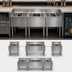 Thumbnail image #3 for Eagle 1800 Series Modular Underbar Cocktail Unit with 8-Inch Deep Insulated Ice Bin, 63 lb. Capacity