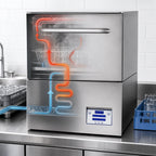 Thumbnail image #3 for Jackson WWS Delta® DELTA HT-E-SEER High-Temperature Undercounter Glasswasher with Steam Elimination & Energy Recovery, 24 Racks/Hour