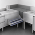 Thumbnail image #3 for Prestige Supreme Free-Standing 90° Corner Drainboard Filler, 30