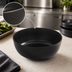 Thumbnail image #4 for Ani Round Black Melamine Serving Bowl, 67 oz.