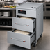 Thumbnail image #3 for Hatco 2-Drawer Electric Rice Drawer Warmer with Top Heated Well and Utensil Well