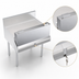 Thumbnail image #3 for Krowne Royal Series 30-Inch Single Speed Rail Locking Cover, Stainless Steel