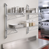 Thumbnail image #3 for Quantum Cantilever Double Shelf Wall-Mount Wire Shelving Unit with 48