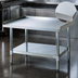 Thumbnail image #3 for Turbo Air 30 x 60 Stainless Steel Equipment Stand with Galvanized Base and Undershelf