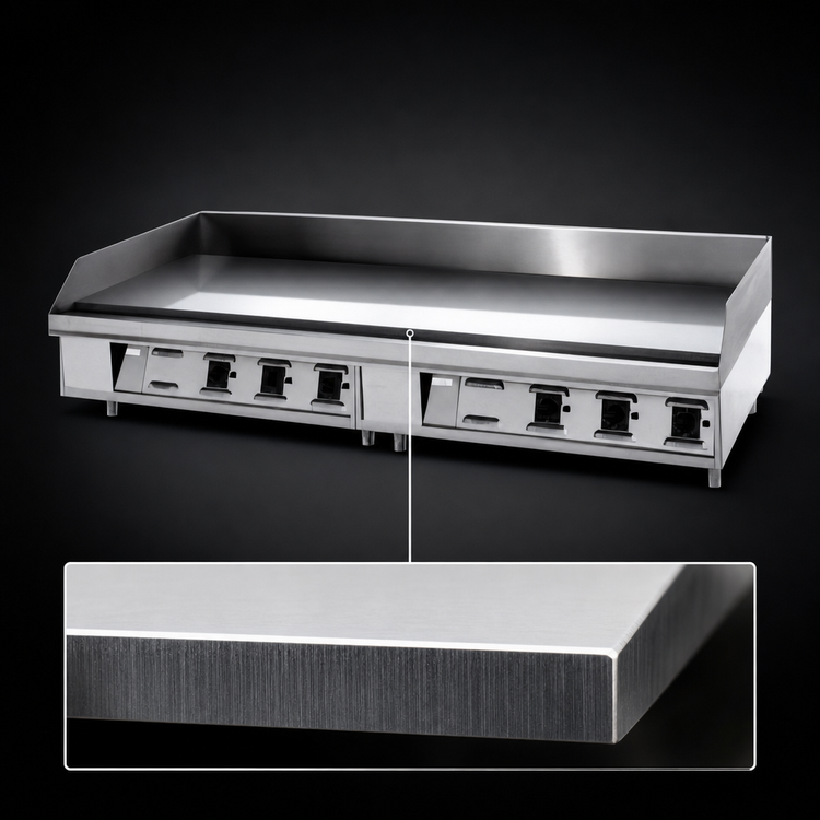 Product image #3 for Lang LG Series 72-Inch Electric Countertop Griddle with Chrome Plate and Solid State Controls