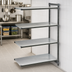 Thumbnail image #3 for Cambro Camshelving Basics Plus 4-Tier Solid Polymer Add-On Shelving Unit, 48