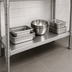 Thumbnail image #4 for Eagle Group Quik-Set 42-Inch x 24-Inch Solid Stainless Steel Shelf with Marine Edge
