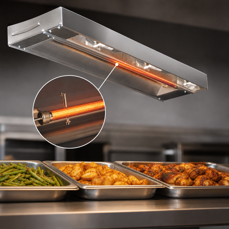 Product image #3 for Eagle RedHots 48-Inch Remote Unlighted Strip Heat Lamp, 120V, 800W