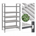 Thumbnail image #3 for Cambro Camshelving Elements XTRA 5-Tier Vented Stationary Starter Unit, 18 x 72 x 64 Inches, Speckled Gray