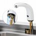 Thumbnail image #3 for T&S Brass Touchless Rigid Gooseneck Electronic Faucet with Thermostatic Mixing Valve, Deck Mount, Hydro-Generator Powered, 0.5 GPM