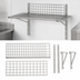 Thumbnail image #3 for WalStor Modular Wall-Mounted Wire Shelf Kit, Single Shelf, 36 x 18 Inches