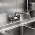 Thumbnail image #3 for Eagle Group 1800 Series Splash-Mounted Standard Faucet with 10-Inch Spout, 4-Inch Centers