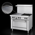 Thumbnail image #3 for Garland US Range U Series 36-Inch Gas Restaurant Range with Griddle Top and Standard Oven