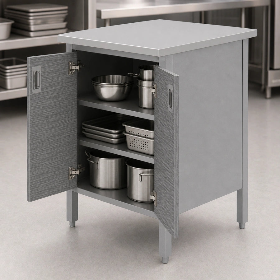 Cabinet Base With Hinged Doors