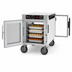Thumbnail image #4 for Metro HotBlox™ HBCN4-ASPC-UC 4-Pan Pass-Thru Undercounter Insulated Hot Food Holding Cabinet, Analog Controls, Solid Front/Clear Rear Doors