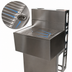 Thumbnail image #3 for BK Resources UBDW-18-DB36 Modular Underbar Stainless Steel Drain Board, 36 Inch x 18 Inch