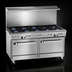 Thumbnail image #3 for Southbend Ultimate 60-Inch Gas Restaurant Range with 8 Open Burners and 2 Convection Ovens