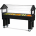 Thumbnail image #4 for SixStar 6-Foot Ice-Cooled Portable Food Bar with Legs, Black