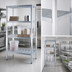 Thumbnail image #3 for New Age T-Bar Series 4-Tier Cantilevered Aluminum Shelving Unit, 60W x 20D x 72H