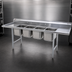 Thumbnail image #3 for Eagle Group 414 Series 4-Compartment Stainless Steel Sink with 24