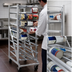 Thumbnail image #3 for New Age Heavy-Duty Mobile Aluminum Can Rack with Casters, 47-Inch Deep, #5 & #10 Can Capacity