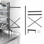 Thumbnail image #3 for Metro SmartLever SM762430-ADD Cantilevered Shelving Add-On Kit, 30W x 24D Shelf Capacity, 76-3/8H, Epoxy-Coated Steel