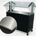 Thumbnail image #3 for Triumph Supreme Portable Solid Top Buffet Table with Enclosed Base and Double-Sided Sneeze Guard, 47-1/8 Inch Wide