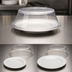 Thumbnail image #3 for Vollrath Safe-Stack Clear Polycarbonate Round Plate Cover for 10-1/8