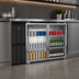 Thumbnail image #3 for Continental Refrigerator BB50SNGD 50-Inch Shallow Depth Back Bar Cooler with Hinged Glass Doors