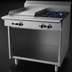 Thumbnail image #3 for Garland Cuisine Series 36-Inch Heavy Duty Natural Gas Commercial Range with 2 Open Burners and 18-Inch Thermostatic Griddle, Storage Base
