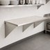 Thumbnail image #3 for Eagle Group Wall-Mount Stainless Steel Work Table, 60 x 30 Inches, 14-Gauge Rolled Edge Top