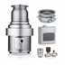 Thumbnail image #3 for InSinkErator SS-300 Large Capacity Complete Food Waste Disposer Package, 3 HP, Sink Mount, 6-5/8-Inch Inlet, CC-202 Control Center