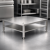 Thumbnail image #2 for Alto-Shaam Open Base Stainless Steel Equipment Stand with Seismic Feet for VMC-F3 Stack